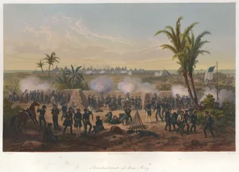 Vera Cruz bombázása (1847. március) a mexikói-amerikai háborúban.